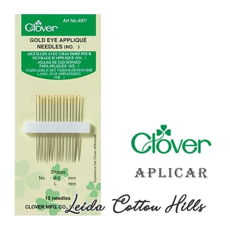 ? Agujas oro dorado para aplicar - Clover ∙ Leida Cotton Hills