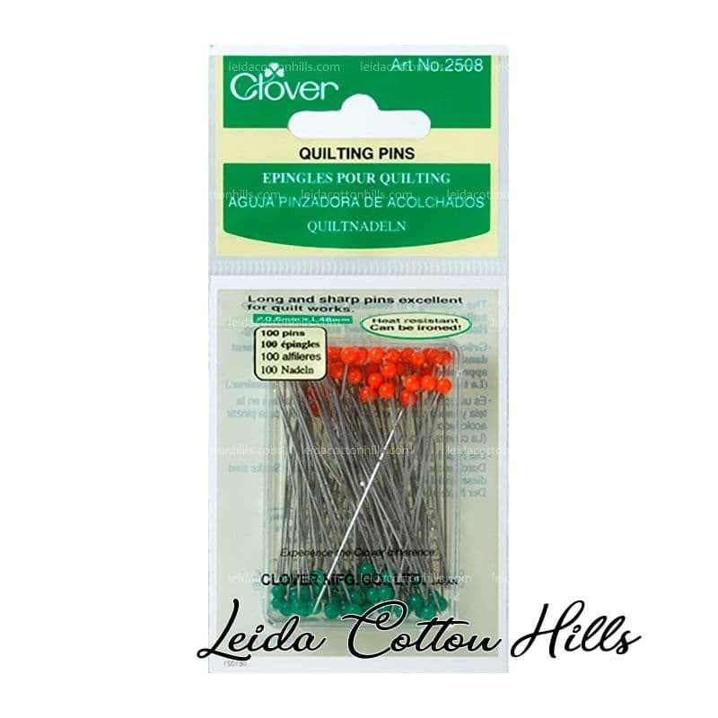 Alfileres para Acolchado - Quilting - Clover ∙ Leida Cotton Hills