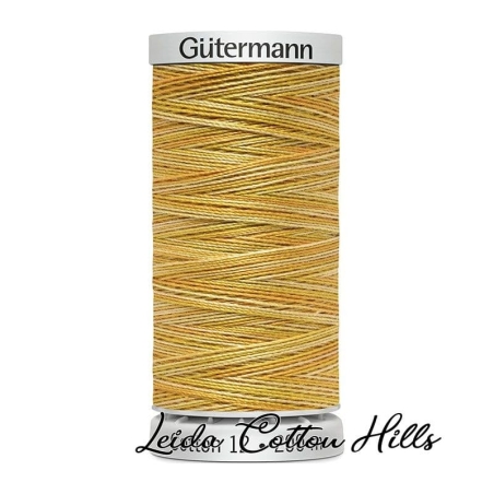 Hilo Sulky 12 wt para bordar, acolchar, sashiko... de Gütermann algodón 200 m Color mantequillla 4002 ∙ Leida Cotton Hills