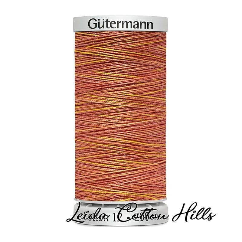 Hilo Sulky 12 wt para bordar, acolchar, sashiko... de Gütermann algodón 200 m Color puesta de sol 4003 ∙ Leida Cotton Hills Hilo Sulky 12 wt para bordar, acolchar, sashiko... de Gütermann algodón 200 m Color puesta de sol 4003 ∙ Leida Cotton Hills