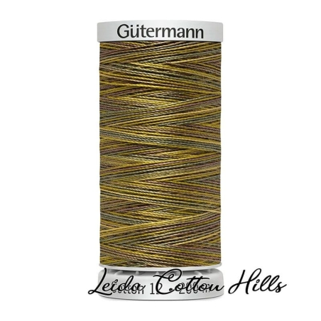 Hilo Sulky 12 wt para bordar, acolchar, sashiko... de Gütermann algodón 200 m Color follaje 4009 ∙ Leida Cotton Hills