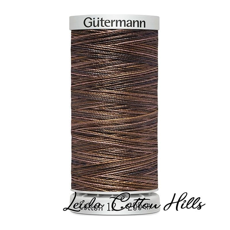 Hilo Sulky 12wt para bordar, acolchar, sashiko... de Gütermann algodón 200 m Color chocolate con leche 4011 ∙ Leida Cotton Hills Hilo Sulky 12wt para bordar, acolchar, sashiko... de Gütermann algodón 200 m Color chocolate con leche 4011 ∙ Leida Cotton Hills