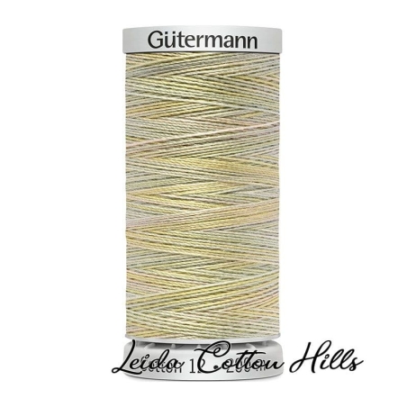 Hilo Sulky 12 wt para bordar, acolchar, sashiko... de Gütermann algodón 200 m Colores suaves bebé 4012 ∙ Leida Cotton Hills