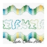 Detalle cambio de color hilo Sulky 12 wt para bordar, acolchar, sashiko... Color sol y mar 4013 ∙ Leida Cotton Hills