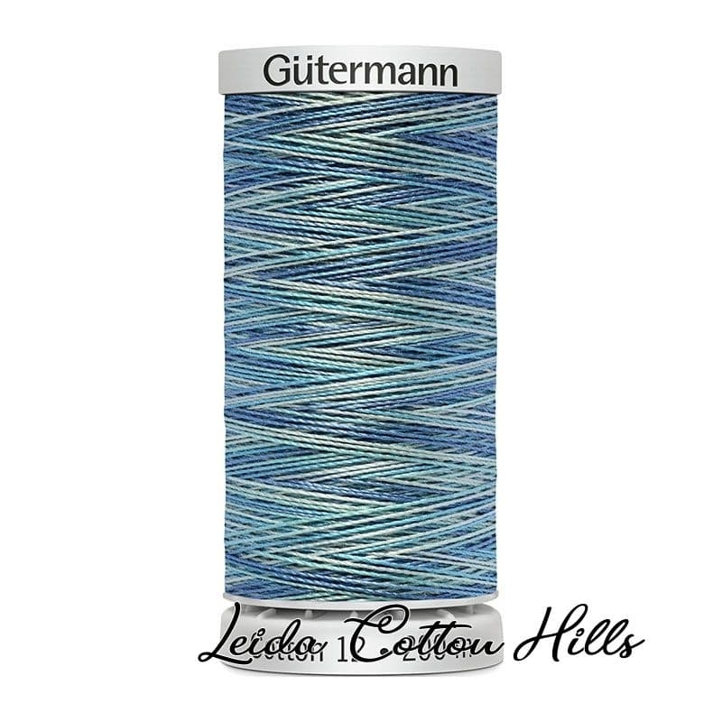 Hilo Sulky 12 wt para bordar, acolchar, sashiko... de Gütermann algodón 200 m Color azul océano 4014 ∙ Leida Cotton Hills Hilo Sulky 12 wt para bordar, acolchar, sashiko... de Gütermann algodón 200 m Color azul océano 4014 ∙ Leida Cotton Hills