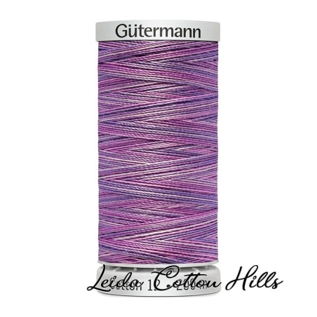 Hilo Sulky 12 wt para bordar, acolchar, sashiko... de Gütermann algodón 200 m Color hortensia 4025 ∙ Leida Cotton Hills