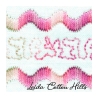 Detalle cambio de color hilo Sulky 12 wt para bordar, acolchar, sashiko... Color rosa vintage 4030 ∙ Leida Cotton Hills