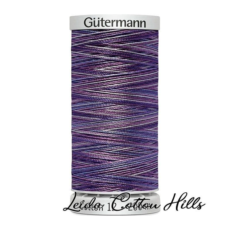 Hilo Sulky 12 wt para bordar, acolchar, sashiko... de Gütermann algodón 200 m Color iris 4032 ∙ Leida Cotton Hills Hilo Sulky 12 wt para bordar, acolchar, sashiko... de Gütermann algodón 200 m Color iris 4032 ∙ Leida Cotton Hills