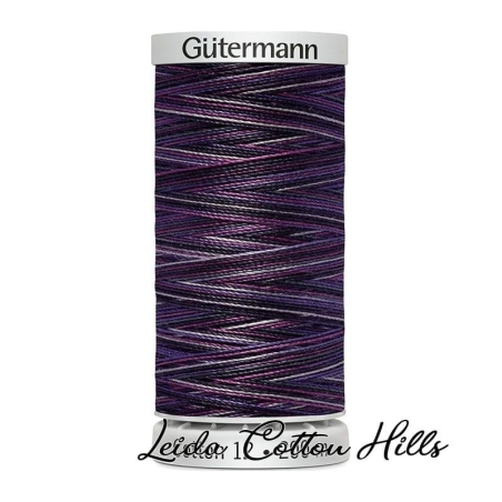 Hilo Sulky 12 wt para bordar, acolchar, sashiko... de Gütermann algodón 200 m Color vino de uva 4033 ∙ Leida Cotton Hills