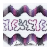 Detalle cambio de color hilo Sulky 12 wt para bordar, acolchar, sashiko... Color vino de uva 4033 ∙ Leida Cotton Hills