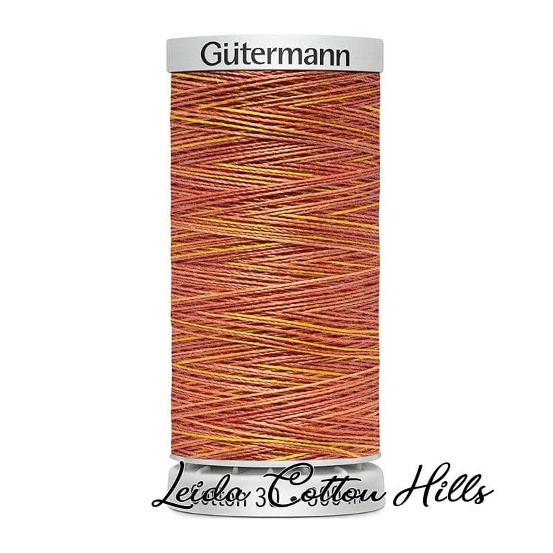 Hilo Sulky 30 wt para bordar, acolchar, sashiko... de Gütermann algodón 300 m Color puesta de sol 4003 ∙ Leida Cotton Hills Hilo Sulky 30 wt para bordar, acolchar, sashiko... de Gütermann algodón 300 m Color puesta de sol 4003 ∙ Leida Cotton Hills