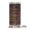 Detalle cambio de color hilo Sulky 30 wt para bordar, acolchar, sashiko... Color chocolate con leche 4011 ∙ Leida Cotton Hills