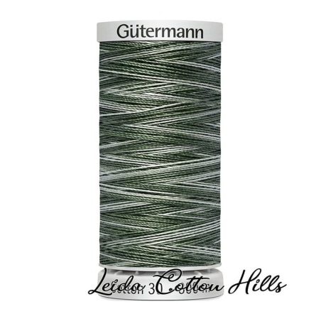 Hilo Sulky 30 wt para bordar, acolchar, sashiko... de Gütermann algodón 300 m Colores verdes 4037 ∙ Leida Cotton Hills
