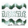 Detalle cambio de color hilo Sulky 30 wt para bordar, acolchar, sashiko... Colores verdes 4037 ∙ Leida Cotton Hills