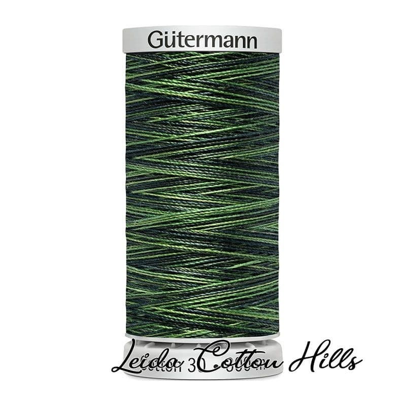 Detalle cambio de color hilo Sulky 30 wt para bordar, acolchar, sashiko... Color siempre verde 4051 ∙ Leida Cotton Hills Detalle cambio de color hilo Sulky 30 wt para bordar, acolchar, sashiko... Color siempre verde 4051 ∙ Leida Cotton Hills
