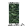 Detalle cambio de color hilo Sulky 30 wt para bordar, acolchar, sashiko... Color siempre verde 4051 ∙ Leida Cotton Hills