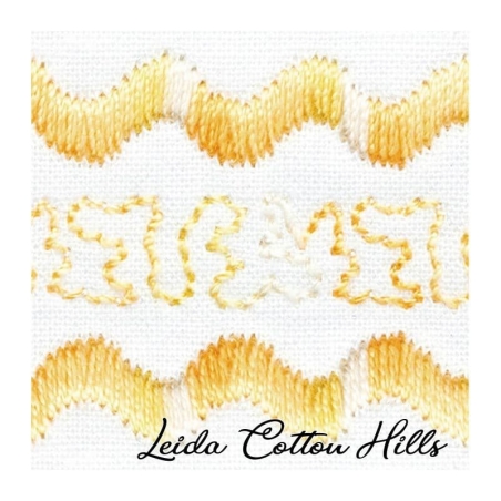 Hilo Sulky 30 wt para bordar, acolchar, sashiko... de Gütermann algodón 300 m Color huevos de Pascua 4101 ∙ Leida Cotton Hills