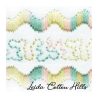 Detalle cambio de color hilo Sulky 30 wt para bordar, acolchar, sashiko... Color jardín de primavera 4102 ∙ Leida Cotton Hills