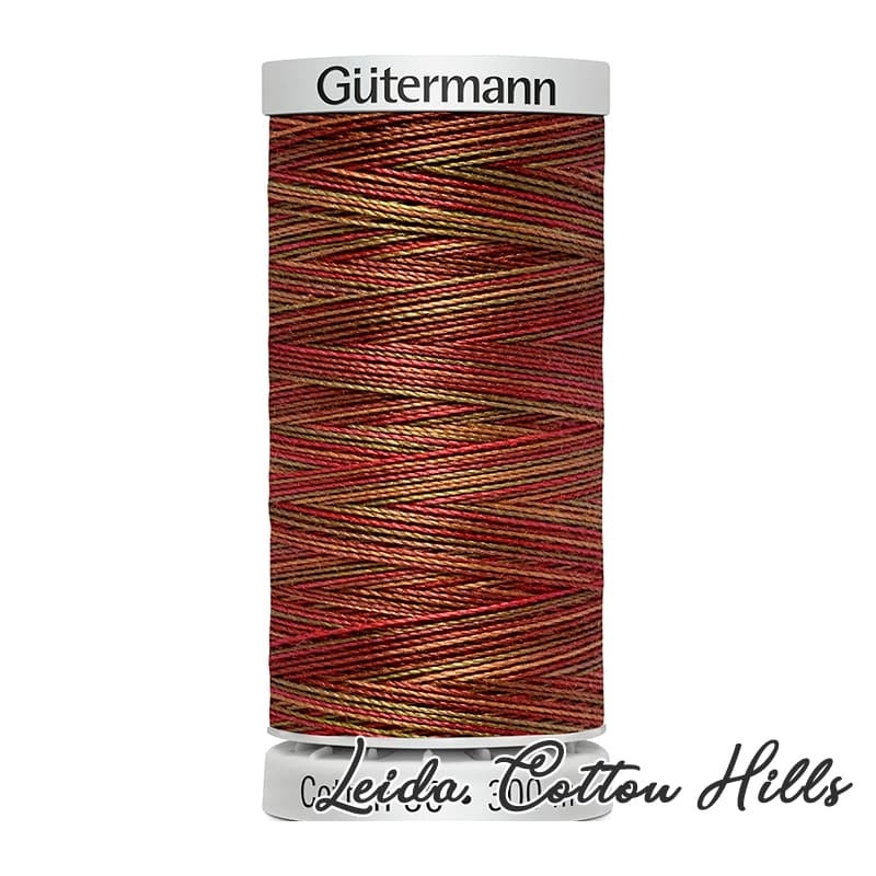 Hilo Sulky 30 wt para bordar, acolchar, sashiko... de Gütermann algodón 300 m Color 4017 ∙ Leida Cotton Hills Hilo Sulky 30 wt para bordar, acolchar, sashiko... de Gütermann algodón 300 m Color 4017 ∙ Leida Cotton Hills