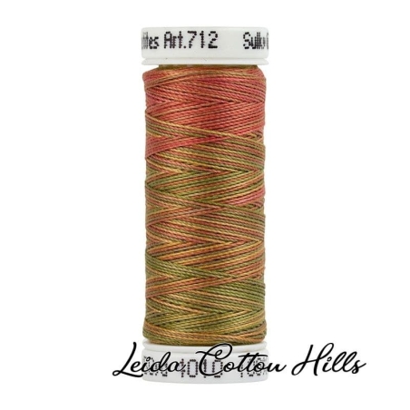 Hilo Sulky 12 wt para manualidades, bordar, acolchar, sashiko. Color manzana de caramelo 4010 ∙ Leida Cotton Hills