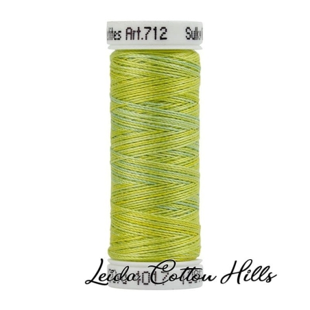 Hilo Sulky 12 wt para manualidades, bordar, acolchar, sashiko. Color sorbete de lima 4017 ∙ Leida Cotton Hills