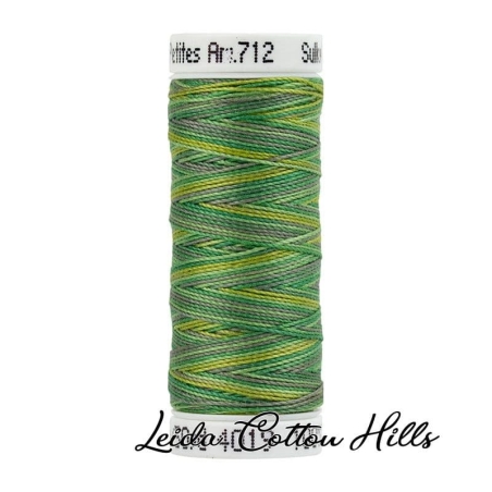 Hilo Sulky 12 wt para manualidades, bordar, acolchar, sashiko. Color suelo de bosque 4019 ∙ Leida Cotton Hills