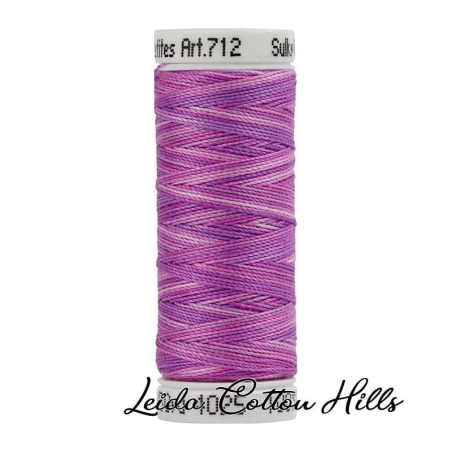 Hilo Sulky 12 wt para manualidades, bordar, acolchar, sashiko. Color hortensia 4025 ∙ Leida Cotton Hills