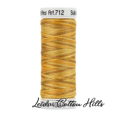 Hilo Sulky 12 wt para manualidades, bordar, acolchar, sashiko. Color caramelo 4044 ∙ Leida Cotton Hills