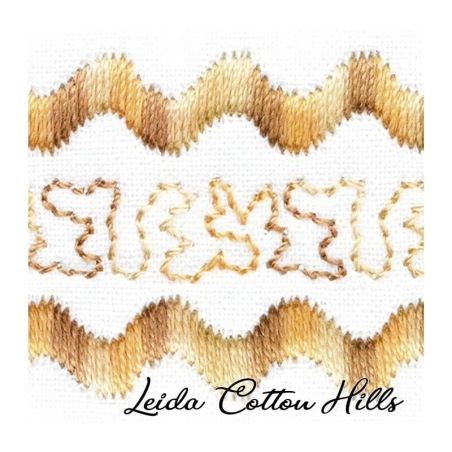 Hilo Sulky 12 wt para manualidades, bordar, acolchar, sashiko. Color rosa dulce  4046 ∙ Leida Cotton Hills
