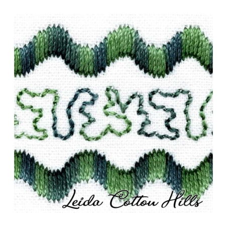 Hilo Sulky 12 wt para manualidades, bordar, acolchar, sashiko. Color azul Royal Navy 4055 ∙ Leida Cotton Hills