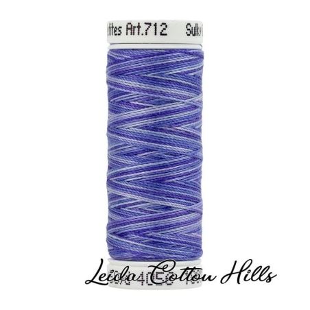 Detalle cambio de color hilo Sulky 12 wt. Color bígaro 4056 ∙ Leida Cotton Hills