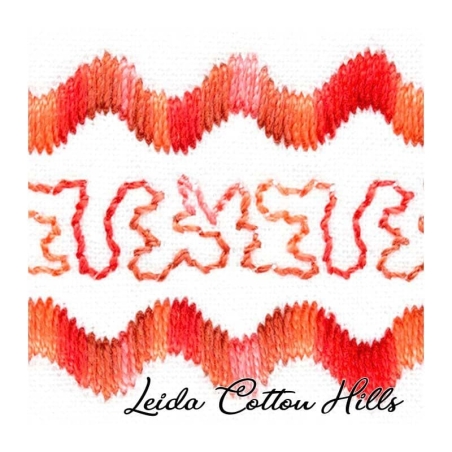Hilo Sulky 12 wt para manualidades, bordar, acolchar, sashiko. Color puesta de sol dorada 4065 ∙ Leida Cotton Hills