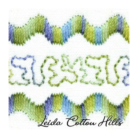Hilo Sulky 12 wt para manualidades, bordar, acolchar, sashiko. Color bosque de verano 4090 ∙ Leida Cotton Hills