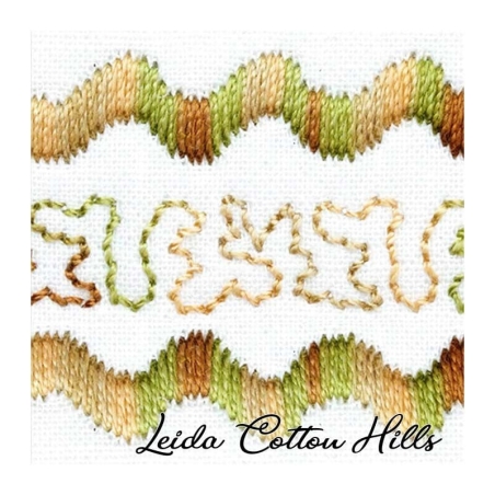 Hilo Sulky 12 wt para manualidades, bordar, acolchar, sashiko. Color jardín de primavera 4102 ∙ Leida Cotton Hills