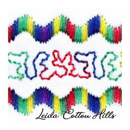 Hilo Sulky 12 wt para manualidades, bordar, acolchar, sashiko. Color vacaciones vintage 4112 ∙ Leida Cotton Hills
