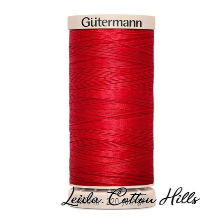 Hilo quilting (acolchado) de Gütermann algodón 200 m. Color rojo 2074 ∙ Leida Cotton Hills