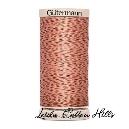 Hilo quilting (acolchado) de Gütermann algodón 200 m. Color rosa polvoriento 2626 ∙ Leida Cotton Hills