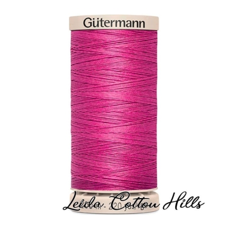 Hilo quilting (acolchado) de Gütermann algodón 200 m. Color rosa fucsia apagado 2955 ∙ Leida Cotton Hills