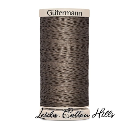 Hilo quilting (acolchado) de Gütermann algodón 200 m. Color caqui 1225 ∙ Leida Cotton Hills