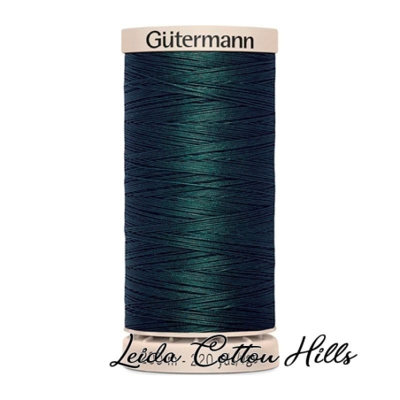 Hilo quilting (acolchado) de Gütermann algodón 200 m. Color verde oscuro 8113 ∙ Leida Cotton Hills