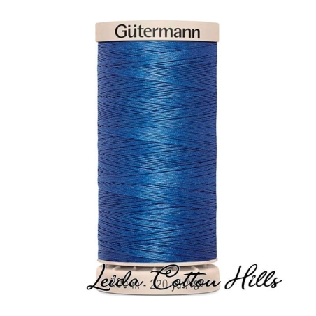 Hilo quilting (acolchado) de Gütermann algodón 200 m. Color azul royal 5133 ∙ Leida Cotton Hills