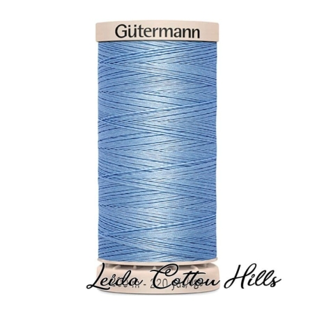 Hilo quilting (acolchado) de Gütermann algodón 200 m. Color azul cielo 5826 ∙ Leida Cotton Hills