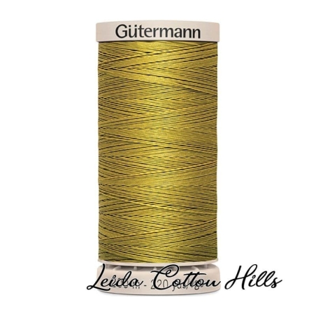 Hilo quilting (acolchado) de Gütermann algodón 200 m. Color oro viejo 956 ∙ Leida Cotton Hills