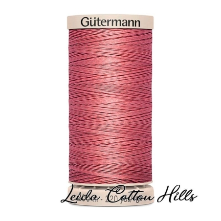 Hilo quilting (acolchado) de Gütermann algodón 200 m. Color rosa polvoriento oscuro 2346 ∙ Leida Cotton Hills