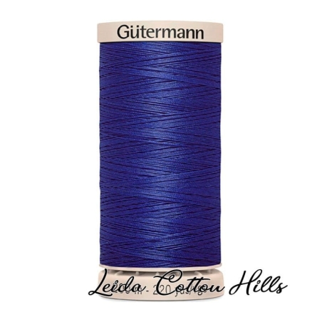 Hilo quilting (acolchado) de Gütermann algodón 200 m. Color azul marino 4932 ∙ Leida Cotton Hills