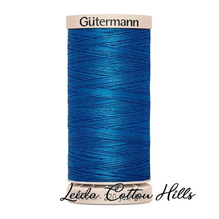 Hilo quilting (acolchado) de Gütermann algodón 200 m. Color azul zafiro 5534 ∙ Leida Cotton Hills