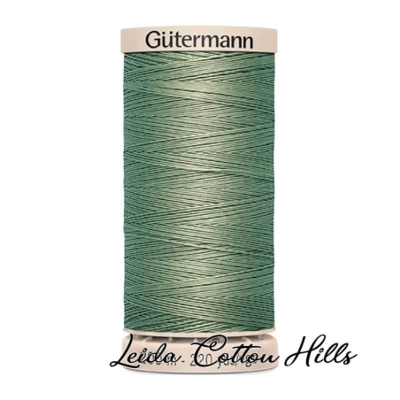 Hilo quilting (acolchado) de Gütermann algodón 200 m. Color verde artemisa apagado 9426 ∙ Leida Cotton Hills