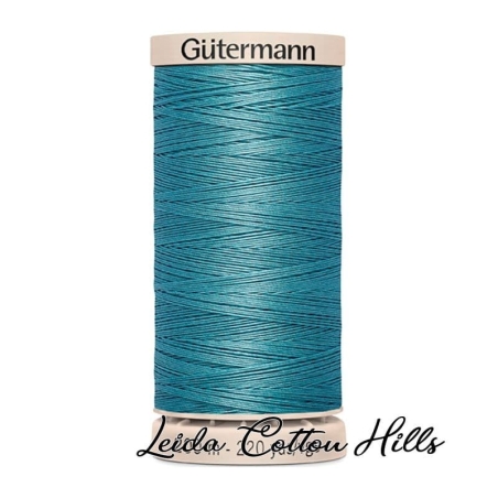 Hilo quilting (acolchado) de Gütermann algodón 200 m. Color aguamarina 7325 ∙ Leida Cotton Hills