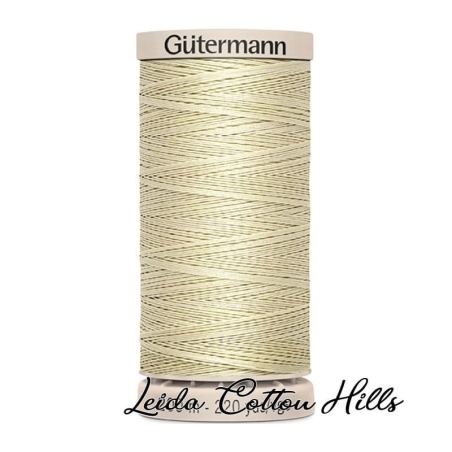 Hilo quilting (acolchado) de Gütermann algodón 200 m. Color arena 829 ∙ Leida Cotton Hills