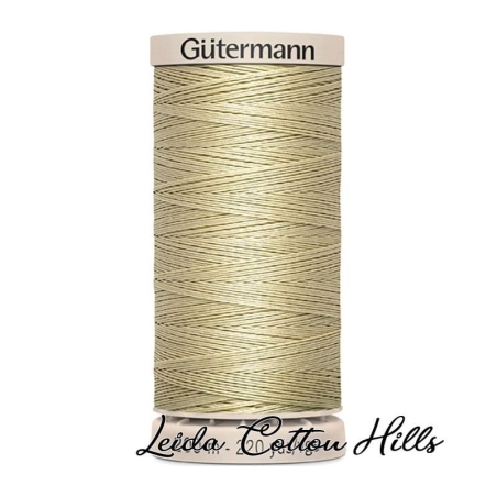 Hilo quilting (acolchado) de Gütermann algodón 200 m. Color beige 928 ∙ Leida Cotton Hills